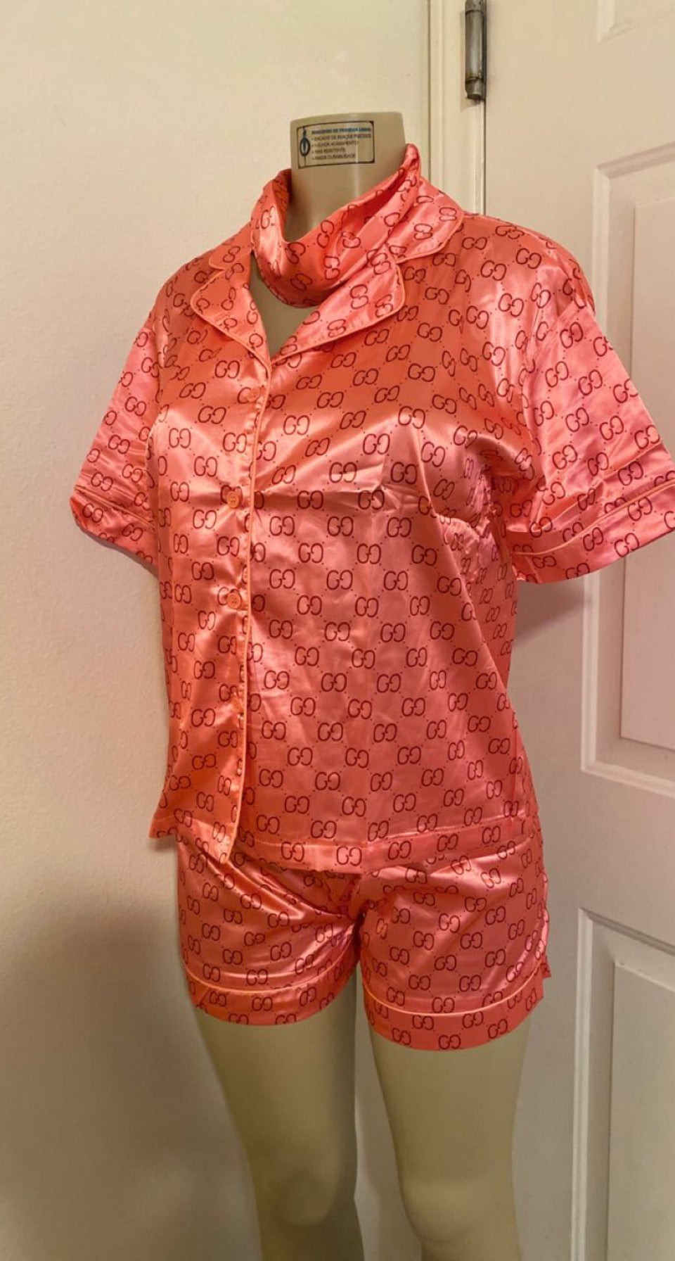3 pc satin designer inspired sleep wear Zairel’s Kollection