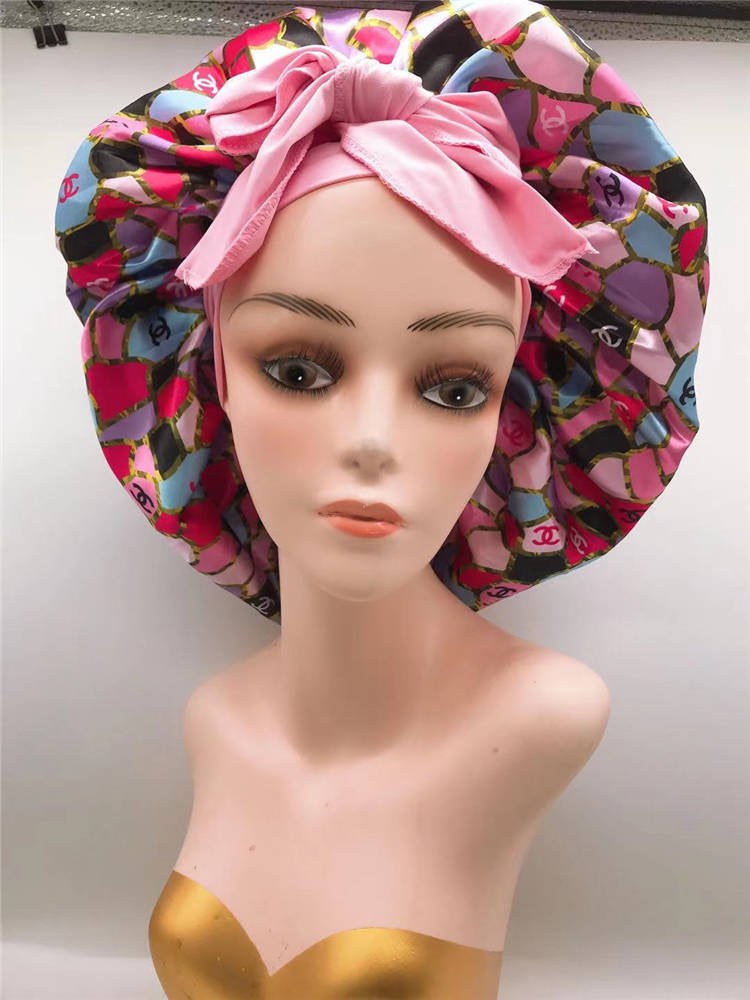 Designer inspired bonnets \ Satin scarf Zairel’s Kollection