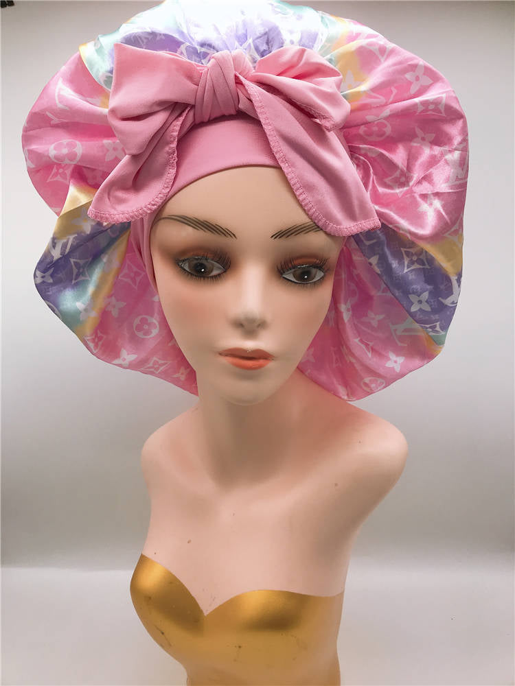 Designer inspired bonnets \ Satin scarf Zairel’s Kollection