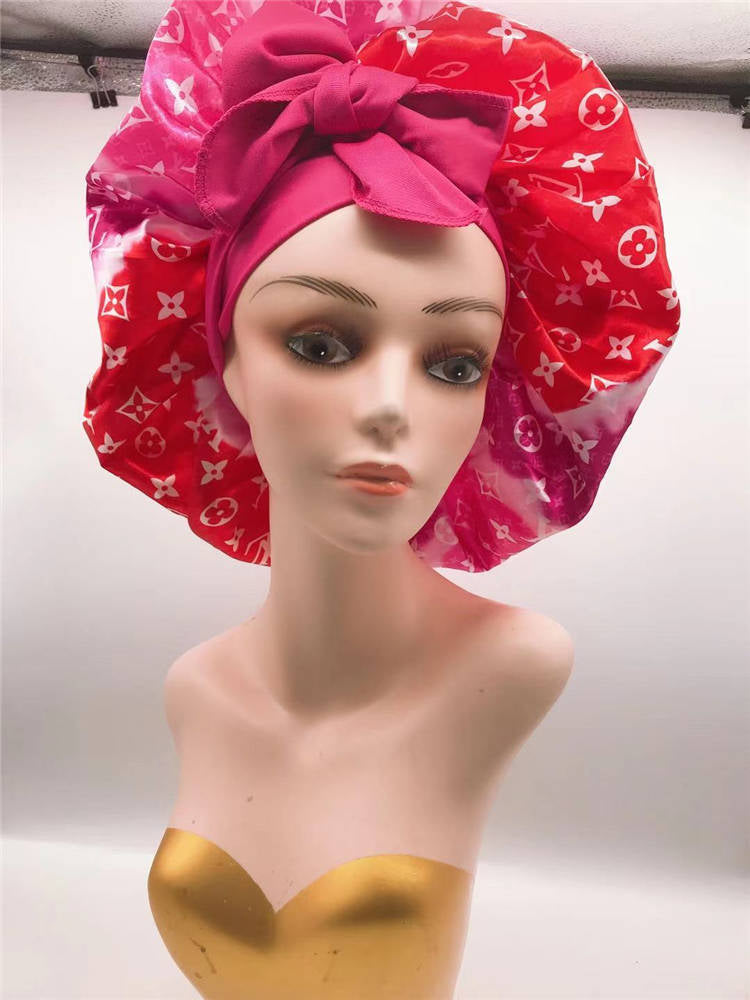 Designer inspired bonnets \ Satin scarf Zairel’s Kollection