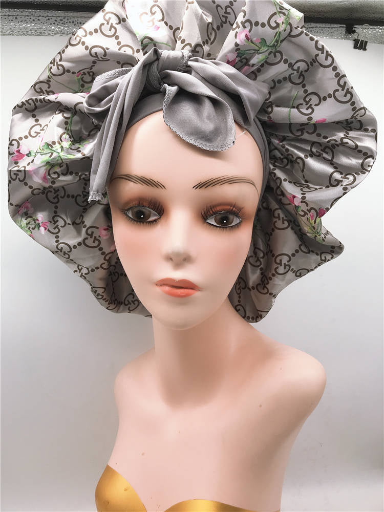 Designer inspired bonnets \ Satin scarf Zairel’s Kollection