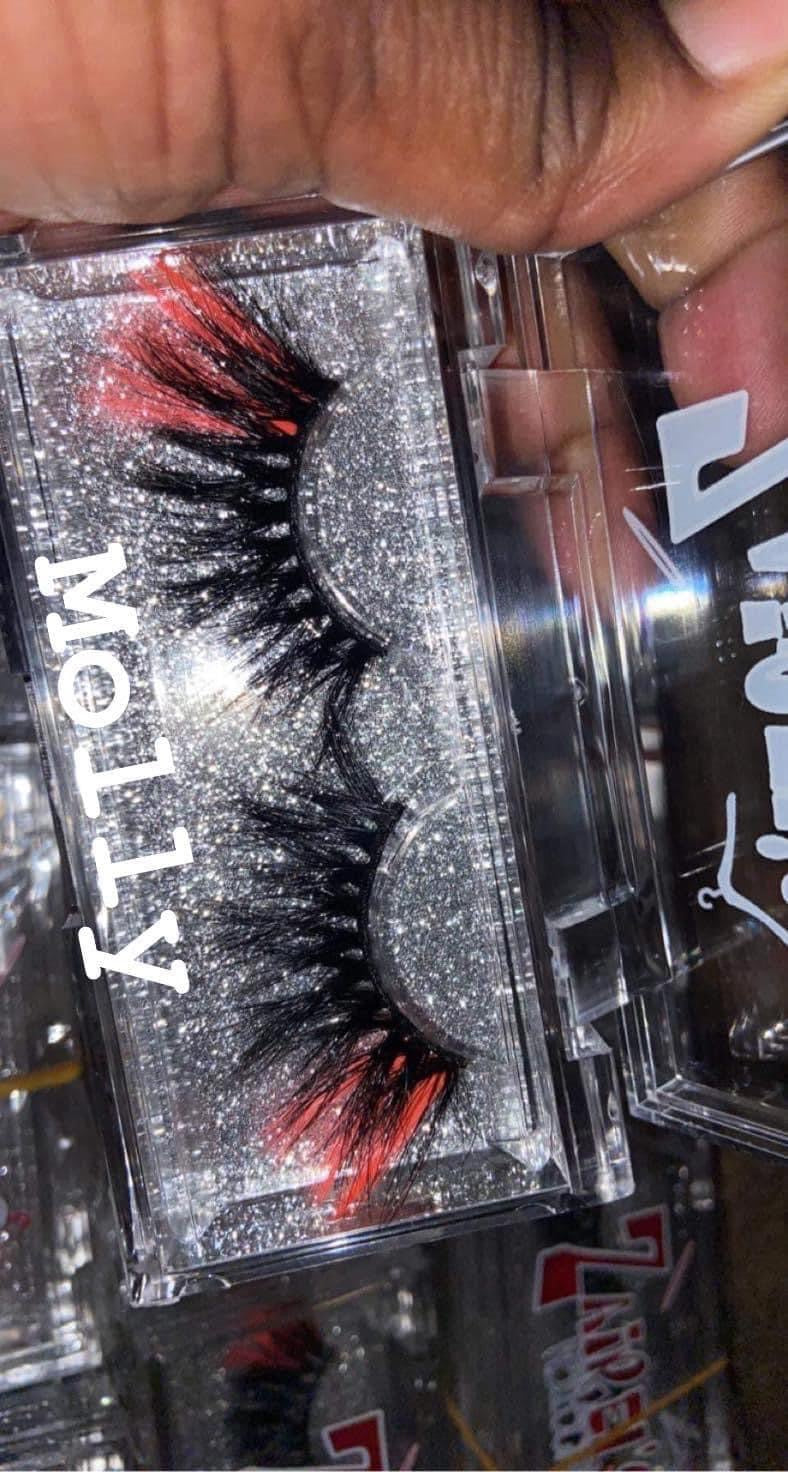 25MM COLORED DRAMATIC MINK EYE LASHES
